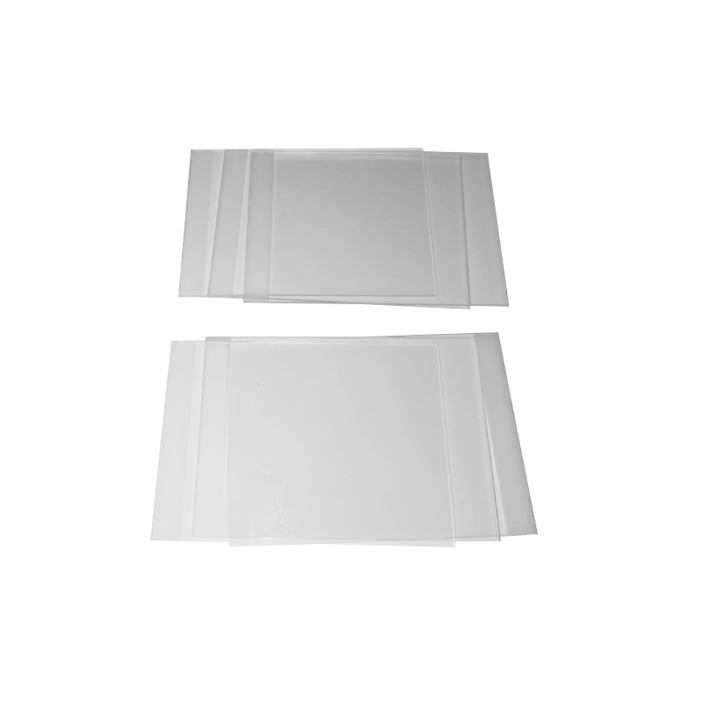 Diapositiva de vidrio adhesivo para la sección congelada con pintura blanca de tamaño ampliado