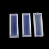 Microscopio Caja de diapositivas Transparente 50 Slots Toboganes de muestras Organizador