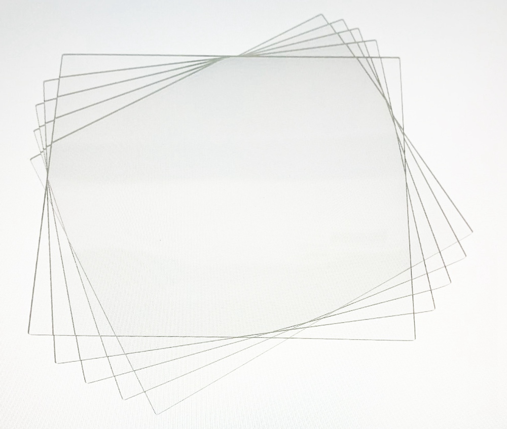 Placa de vidrio plana para la electroforesis Biorad Proteína de cristal de cristal de electroforesis
