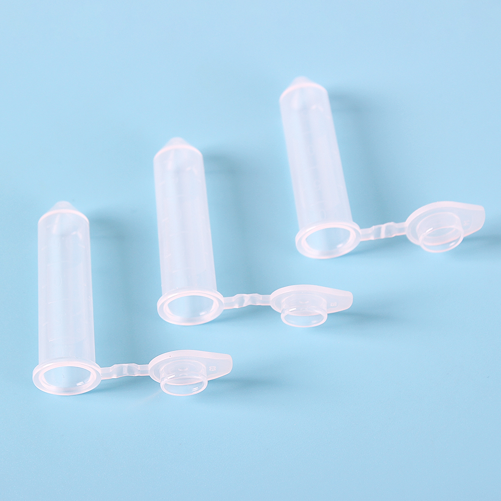 Tubos de centrífuga de 1,5 ml de 2 ml con mayúsculas para tubos de plástico PRP LAB COMSUMABLES DNase & RNase Free
